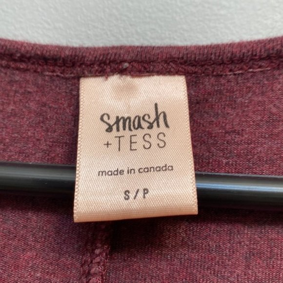 ❗️SOLD❗️Smash + Tess The Friday Romper in Burgundy Size S - Picture 5 of 7